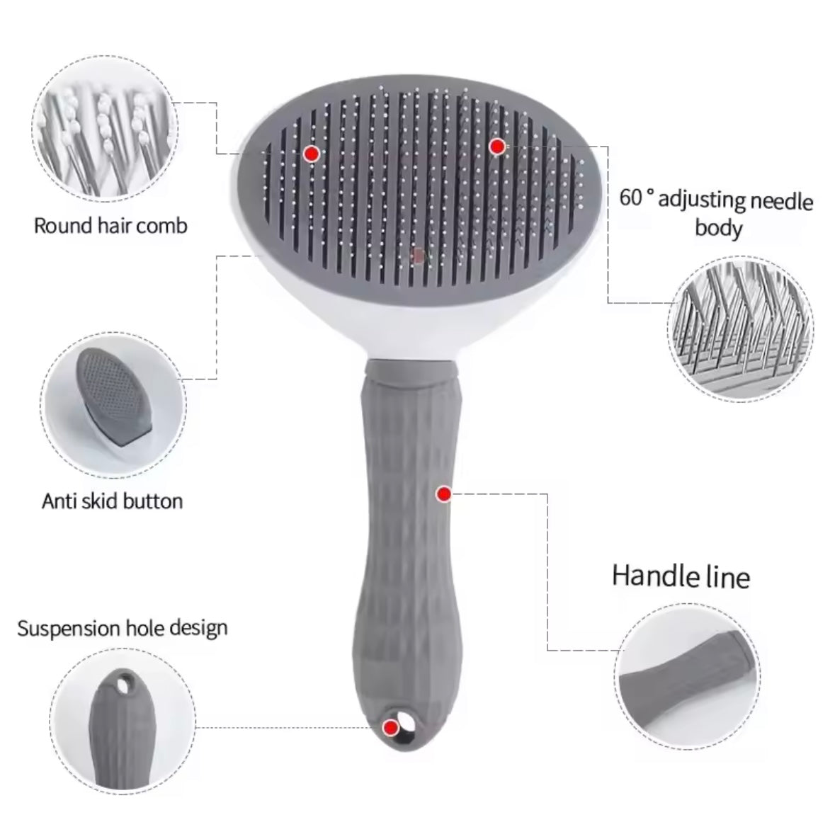 SoftPaws Self-Cleaning Brush