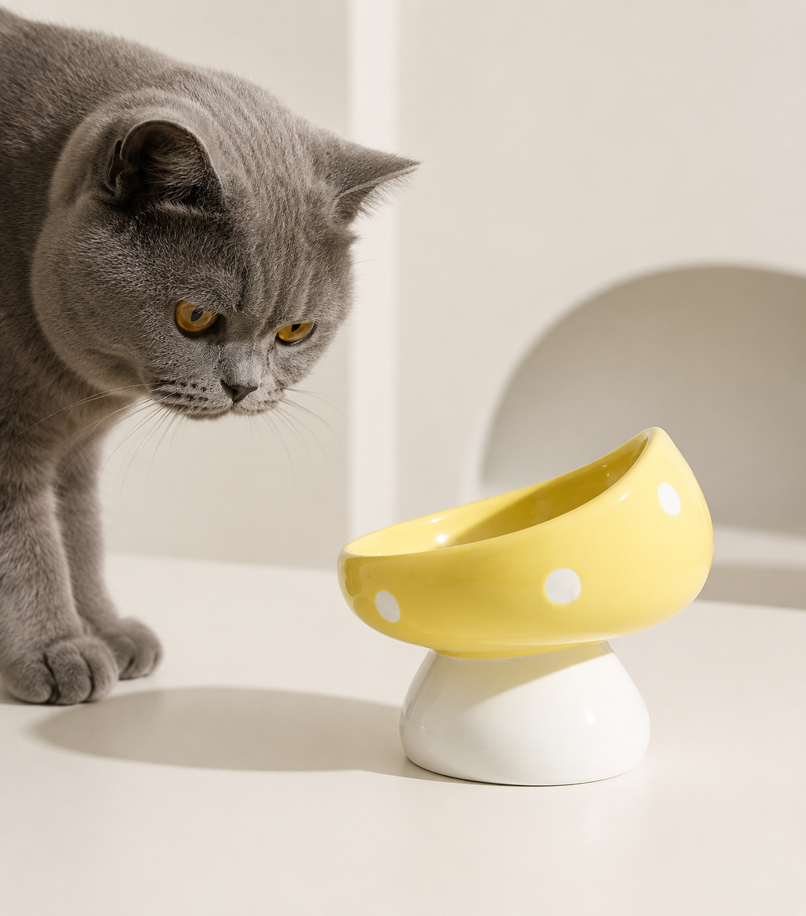 LuckyPet Mushroom Bowl