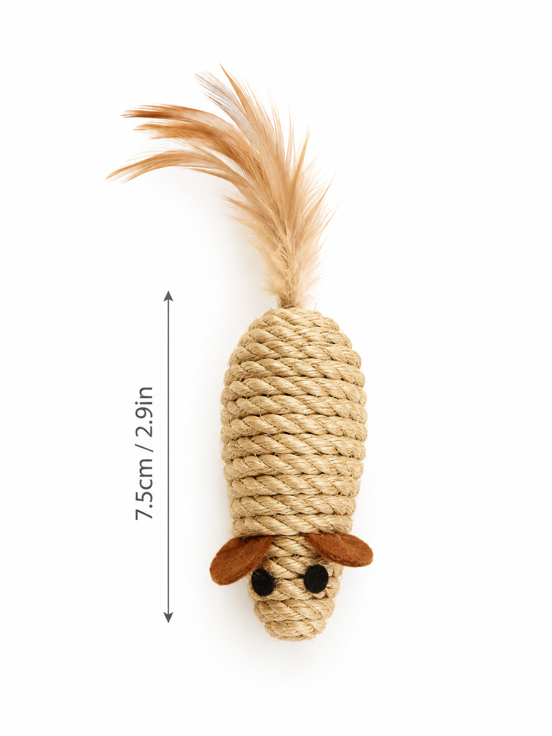 Sisal Feather Mouse