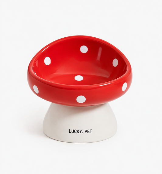 LuckyPet Mushroom Bowl