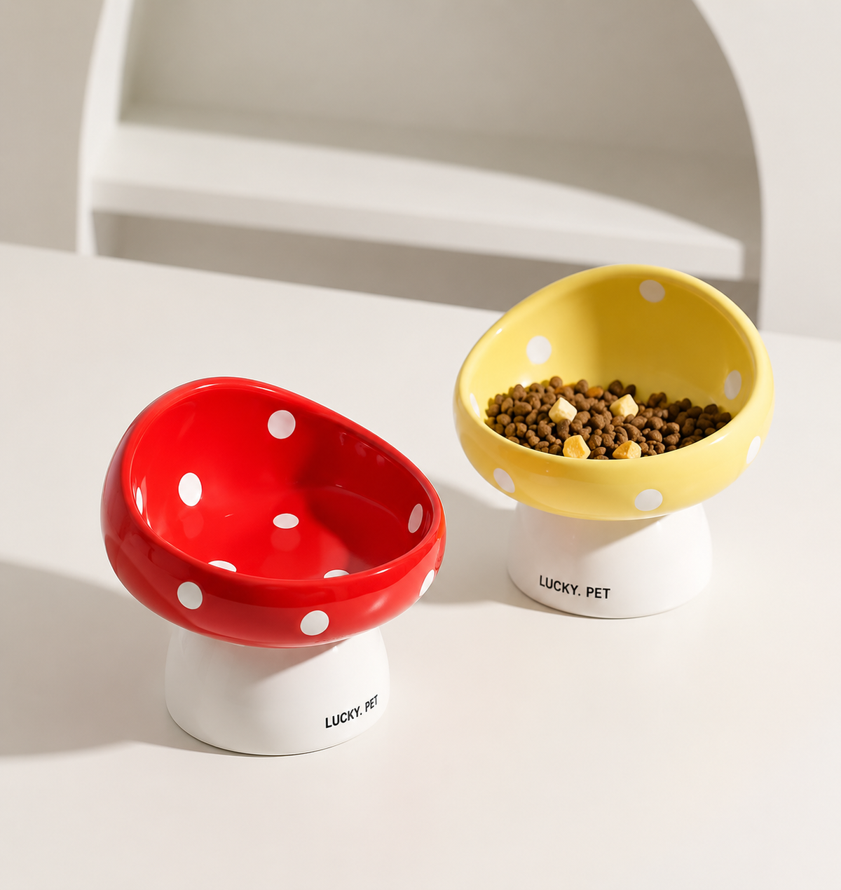 LuckyPet Mushroom Bowl