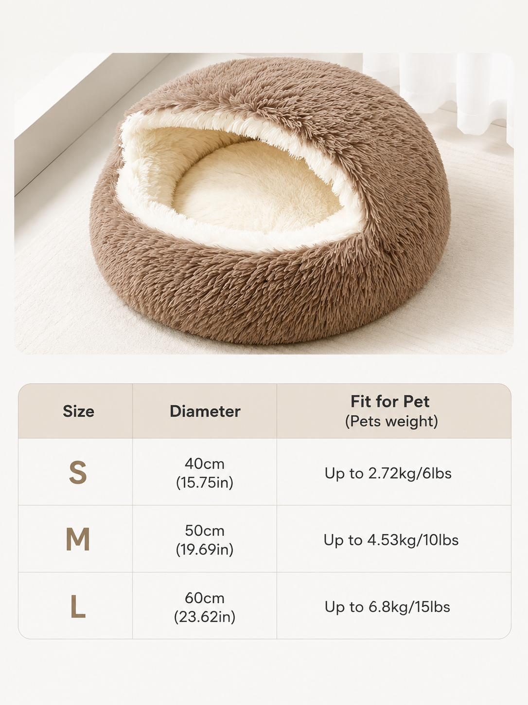 CozyNest Pet Bed