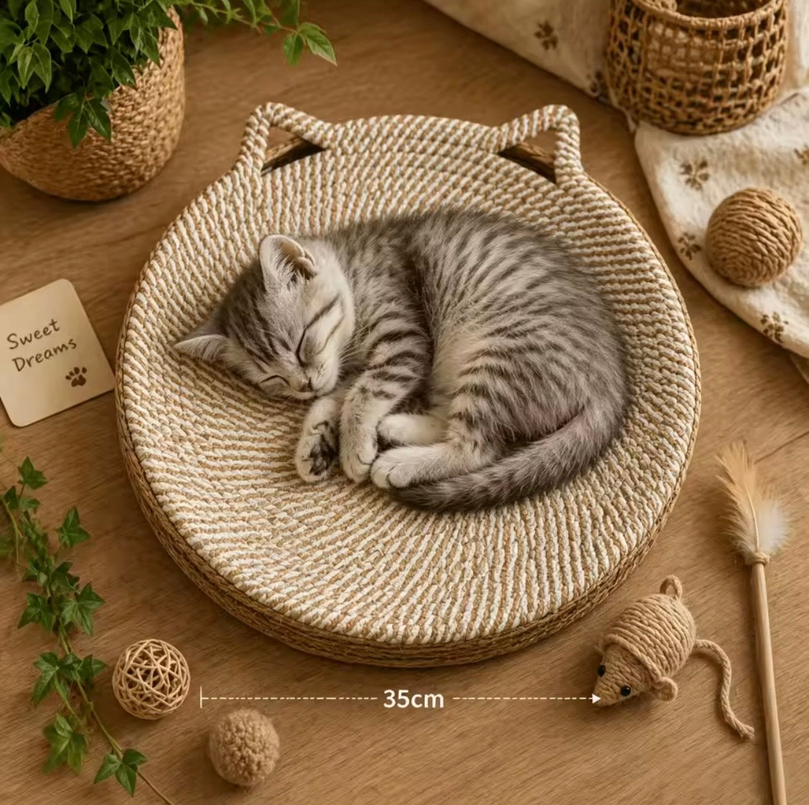 Cozy Paws Cat Bed