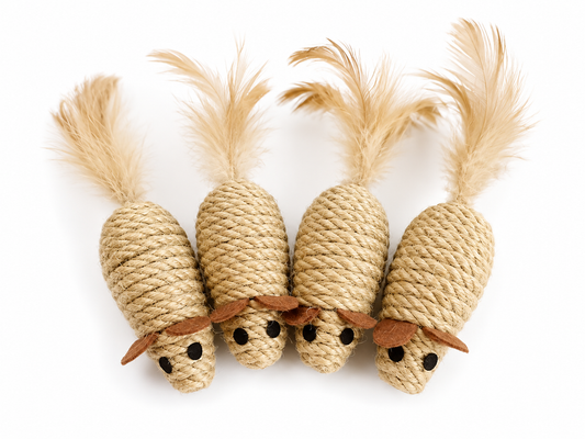 Sisal Feather Mouse
